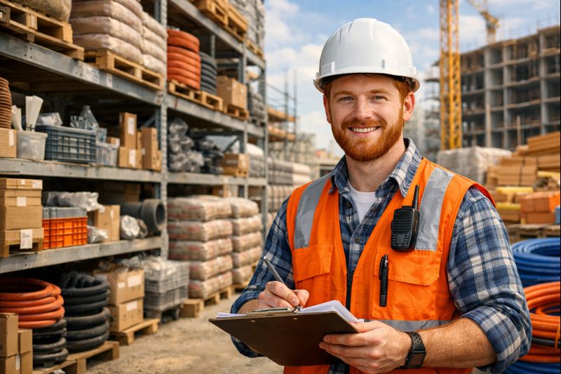 Auxiliar de Almoxarife (Obras) - Preenchida